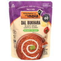 Kitchens of India Black Gram Lentils Curry Mild Dal Bukhara, 10 Ounce