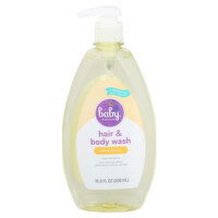 Baby Basics Hair & Body Wash, Tear-Free Formula, 16.9 Ounce