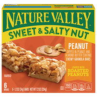 Nature Valley Sweet & Salty Nut Chewy Peanut Granola Bars, 6 Each