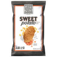 Food Should Taste Good Tortilla Chips, Sweet Potato, 5.5 Ounce