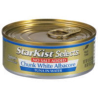 StarKist Selects Tuna in Water, Chunk White, Albacore, 4.5 Ounce