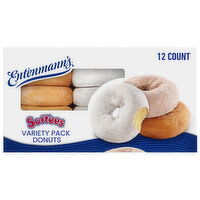 Entenmann's Soft'ees Variety Pack Plain Donuts, 12 count, 18.5 oz, 12 Each