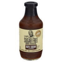 G Hughes Smokehouse BBQ Sauce, Sugar Free, Maple Brown Flavored, 18 Ounce