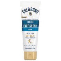 Gold Bond Foot Cream, Healing, Aloe, 4 Ounce