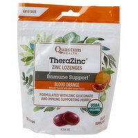 Quantum Health TheraZinc, Immune Support, Lozenges, Blood Orange, 18 Each