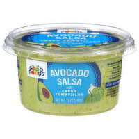 Good Foods Avocado Salsa with Fresh Tomatillos, 12 Ounce