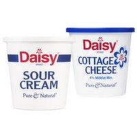 Daisy Pure & Natural Cottage Cheese, Small Curd, 4% Milkfat Minimum, 24 Ounce