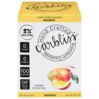 Carbliss Mango Vodka Cocktail, 4 Each
