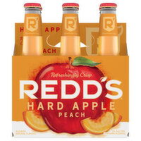 Redd's Beer, Ale, Hard Apple Peach, 6 Each