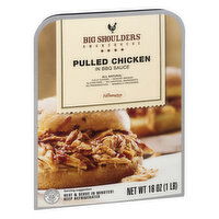 Big Shoulders Smokehouse Pulled Chicken, In BBQ Sauce, Gluten Free, 16 Ounce