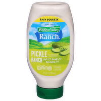 Hidden Valley Condiment & Dressing, Pickle Ranch Flavored, 20 Fluid ounce