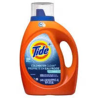 Tide Coldwater Clean Fresh HE Turbo Clean Liquid Laundry Detergent, 84 fl oz, 59 loads, 84 Fluid ounce