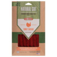 Old Wisconsin Natural Cut Snack Sticks, Hardwood-Smoked, Turkey Sausage, 6 Ounce