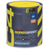 C4 SuperSport Pre-Workout, Arctic Snow Cone, 7.2 Ounce