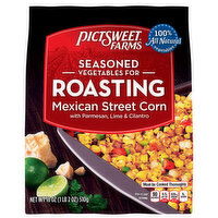Pictsweet Farms Vegetables for Roasting Mexican Street Corn, with Parmesan, Lime & Cilantro, Seasoned, 18 Ounce