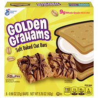 Golden Grahams Oat Bars, S'mores, Soft Baked, 6 Each