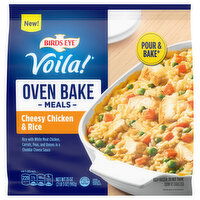 Birds Eye Voila! Oven Bake Meals, Cheesy Chicken & Rice, 35 Ounce