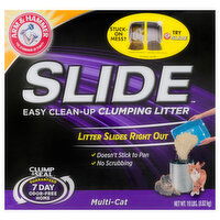 Arm & Hammer Slide Clumping Litter, Multi-Cat, 19 Pound