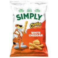 Cheetos Simply Cheese Flavored Snacks, Crunchy, White Cheddar Flavored, 8.5 Ounce