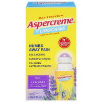 Aspercreme Pain Relief Liquid, with Lavender Essential Oil, Max Strength, 2.5 Fluid ounce