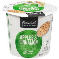 Essential Everyday Instant Oatmeal, Apples & Cinnamon, 1.9 Ounce