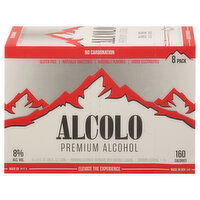 Alcolo Alcoholic Beverage, Premium, 8 Each