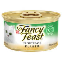 Fancy Feast Cat Food, Flaked, Trout Feast, Gourmet, 3 Ounce