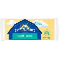 Crystal Farms Cheese, Gouda, 7 Ounce