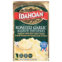 Idahoan Mashed Potatoes, Roasted Garlic, 4 Ounce