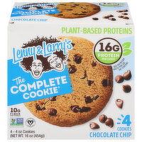 Lenny & Larry's The Complete Cookie Cookies, Chocolate Chip, 4 Each