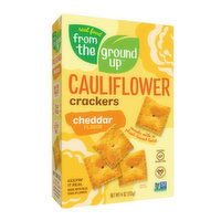 From the Ground Up Cheddar Cauliflower Crackers, 4 Ounce