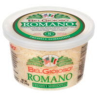 BelGioioso Shredded Cheese, Romano, 5 Ounce