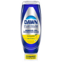 Dawn Dishwashing Liquid, Bleach Alternative, Platinum, Clean Lemon Scent, 24.3 Fluid ounce