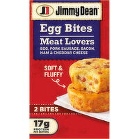 Jimmy Dean Egg Bites Meat Lovers Frozen Breakfast, 4 Ounce