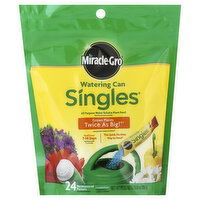 Miracle-Gro Watering Can Singles Plant Food, All Purpose, Water Soluble, Pre-Measured Packets, 24 Each