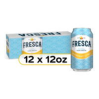 Fresca  Grapefruit Citrus Sparkling Soda Water, 12 Each