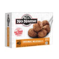 No Name Original Meatballs, 40 Each