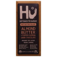 Hu Dark Chocolate, Almond Butter + Puffed Quinoa, 2.1 Ounce