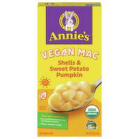 Annie's Macaroni & Sauce, Shells & Sweet Potato Pumpkin, 6 Ounce