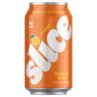 Slice Healthy Soda, Orange, 12 Fluid ounce