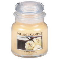 Village Candle Candle, Creamy Vanilla, Premium Jar, 1 Each