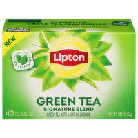 Lipton Green Tea, Signature Blend, 40 Each