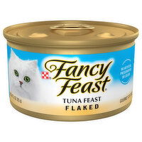 Fancy Feast Cat Food, Gourmet, Tuna Feast, Flaked, 3 Ounce