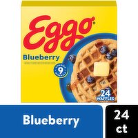 Eggo Frozen Waffles, Blueberry, Family Pack, 29.6 Ounce