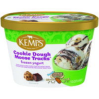 Kemps Cookie Dough Moose Tracks Frozen Yogurt, 1.5 Quart