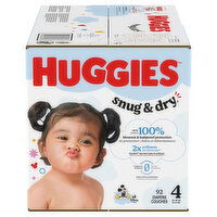 Huggies Snug & Dry Diapers, Disney Baby, 4 (22-37 lb), 92 Each