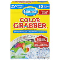 Carbona Color Grabber Dye-Grabbing Sheets, In-Wash, 30 Each