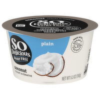 So Delicious Dairy Free Coconut Plain Yogurt Alternative, 5.3 Ounce