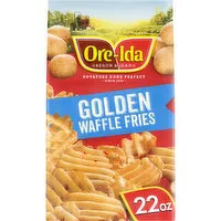 Ore-Ida Golden Waffle French Fries Fried Frozen Potatoes, 22 Ounce