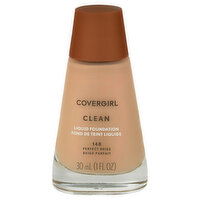 CoverGirl Clean Liquid Foundation, Perfect Beige 148, 1 Fluid ounce